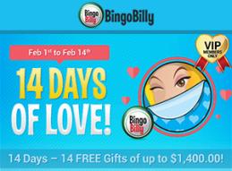 Bingo billy hosts  1400 most beloved slots tournament