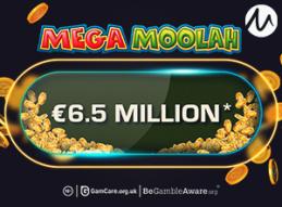 Lucky player generated a huge jackpot of 6 597 136 with mega moolah