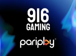 Pariplay partners with 916 gaming to strengthen the ignite programme