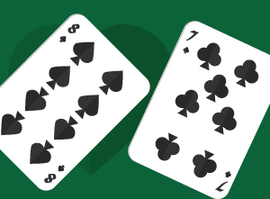 Playing Pocket Eight-Seven in No-Limit Texas Holdem