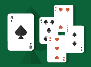 Playing A5, A4, A3, and A2 in Texas Holdem