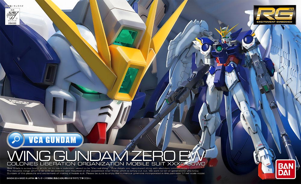 Bandai Real Grade RG XXXG-00W0 WING GUNDAM ZERO EW Wing Gundam Zero Custom