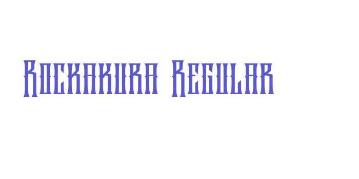 Rockakura Regular Font Download