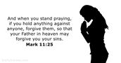 Mark 11:25