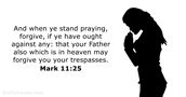 Mark 11:25