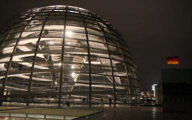 Berlin Reichstag At Night