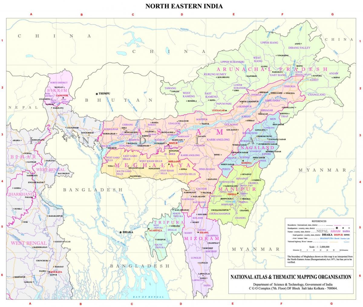 North East India Map With Districts Map Of World | The Best Porn Website