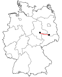 Verlauf der Bundesstraße 183