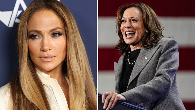 Jennifer Lopez, Kamala Harris