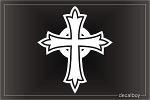 Cross Clipart Window Decal