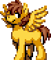 Size: 74x86 | Tagged: safe, artist:bkiltersot, oc, oc:toasty, pegasus, pony, digital art, male, pixel art, simple background, solo, spread wings, sprite, stallion, transparent background, wings