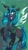 Size: 1152x2048 | Tagged: safe, artist:zeon_starlight, queen chrysalis, changeling, changeling queen, g4, fangs, female, horn, mare, open mouth, prancing, tongue out, wings