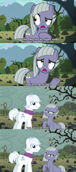 Size: 2063x4642 | Tagged: safe, artist:dashiesparkle, artist:tomfraggle, edit, double diamond, limestone pie, earth pony, pony, g4, 2025, be careful what you wish for, butt, comic, dialogue, february, female, hearts and hooves day, holiday, limediamond, limestone pie is not amused, male, mare, not sure if want, plot, rock farm, shipping, stallion, straight, unamused, valentine's day