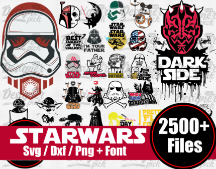 2500+ Starwars SVG Bundle