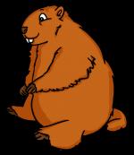 Groundhog clipart