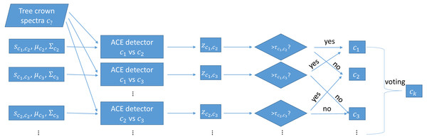 Testing using one-vs-one MI-ACE algorithm.