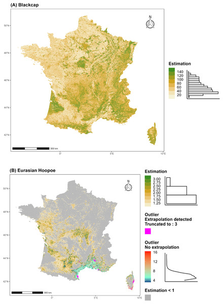 Examples of resulting abundance maps.