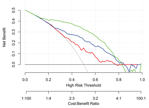 DCA for the KBRC-5, IKBRC, and SKBRC predict bleeding complications in adults following renal biopsy.