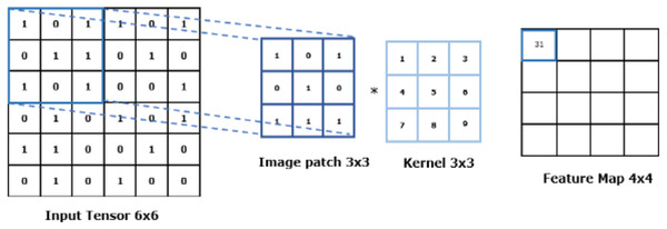 Feature extraction with CNN.