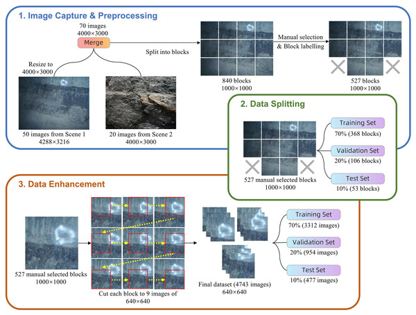 Dataset processing flow.