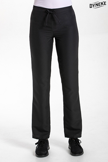 Pantalón lazo microfibra negro