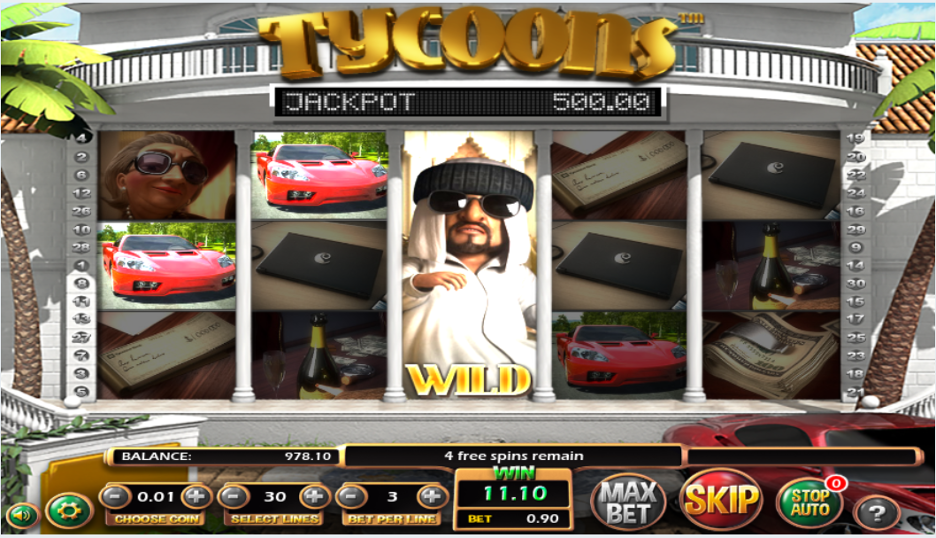 Tycoons Slot by Betsoft