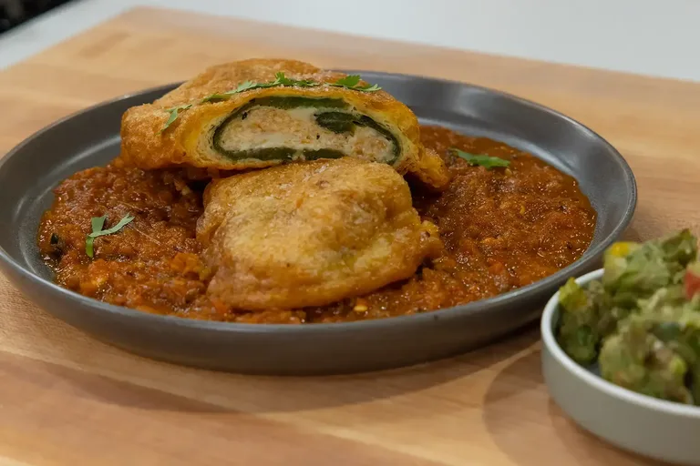 El Paso Style Chiles Rellenos