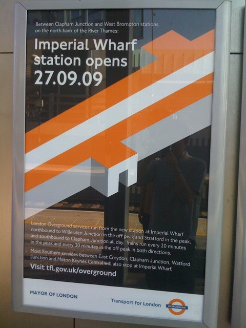 It's confirmed! Imperial Wharf station is opened today!