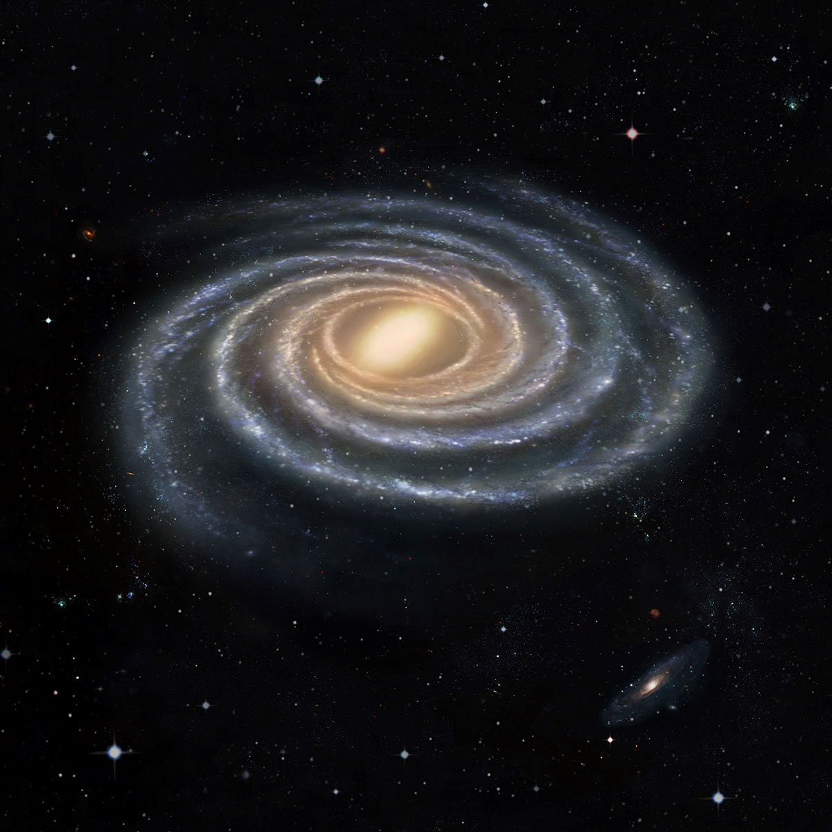 Interactive Milky Way Galaxy Zoom