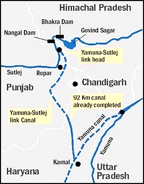 Sutlej-Yamuna Link Canal Dispute