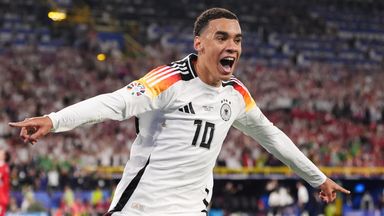 Jamal Musiala scored his third goal of the tournament to double Germany's lead