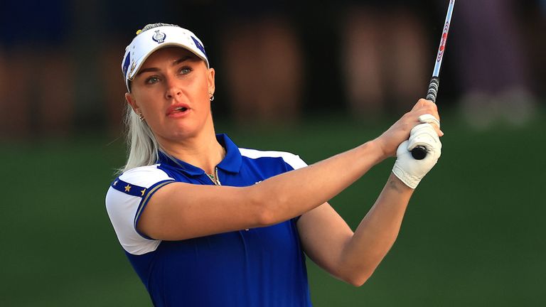 Charley Hull, Solheim Cup, day two