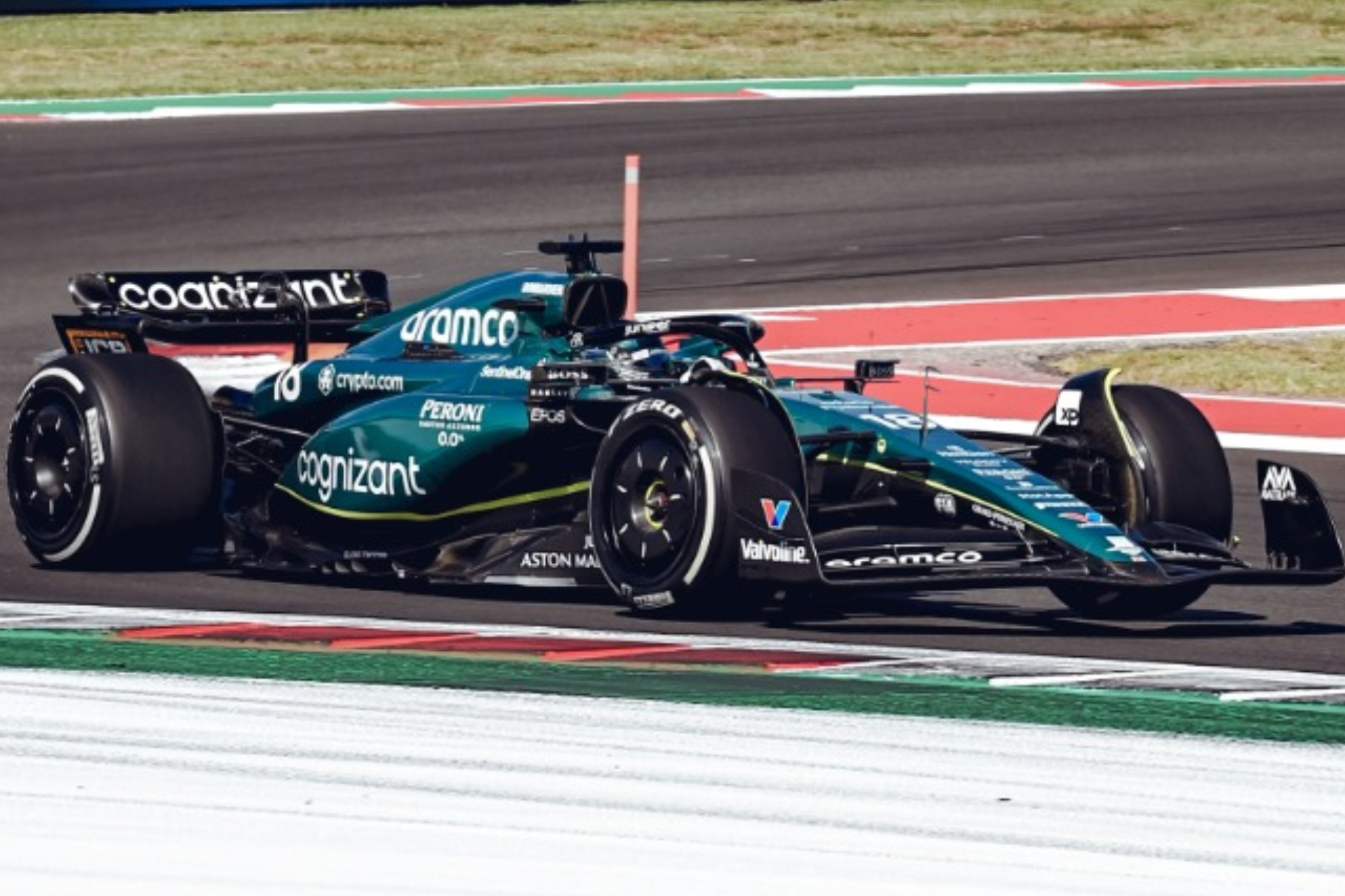 Lance Stroll, compitiendo en Austin.