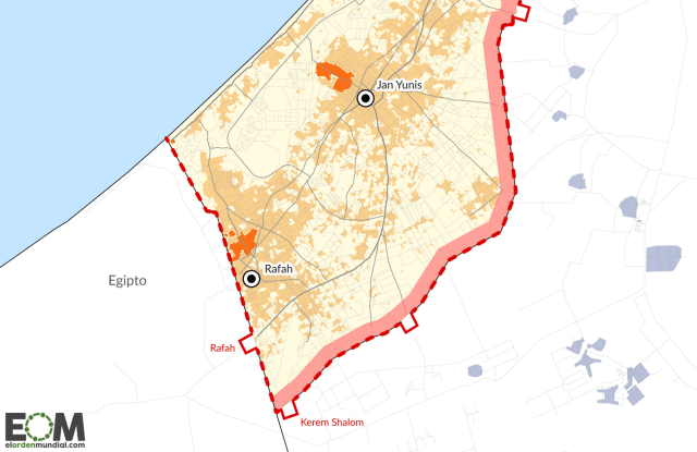 El asedio de Rafah, a través de cinco mapas