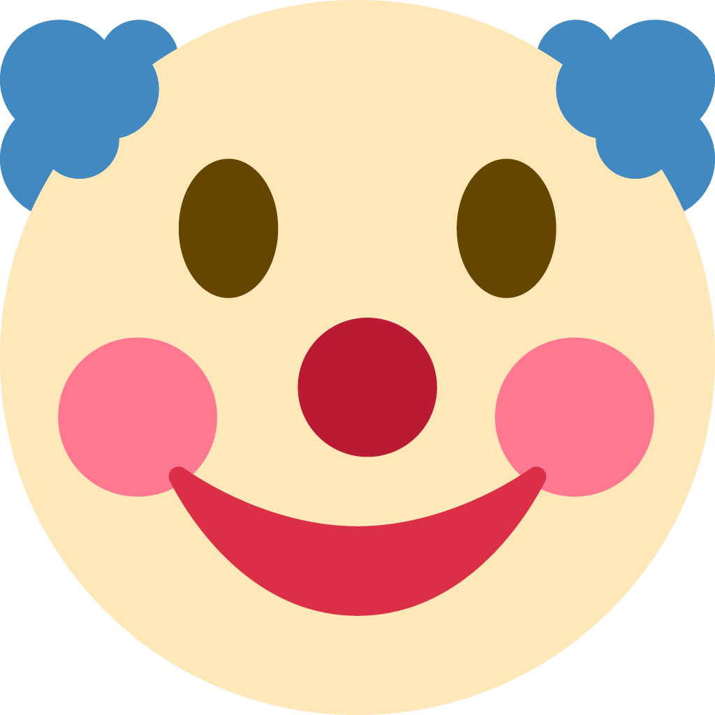 🤡 Clown Emoji Copy Paste and Download PNG