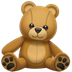 Bagaimana Teddy Bear emoji terlihat di Apple.