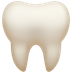 Bagaimana Tooth emoji terlihat di Apple.