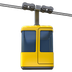 Bagaimana Aerial Tramway emoji terlihat di Apple.