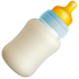 Bagaimana Baby Bottle emoji terlihat di Apple.