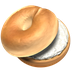 Bagaimana Bagel emoji terlihat di Apple.