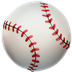 Bagaimana Baseball emoji terlihat di Apple.