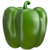 Bagaimana Bell Pepper emoji terlihat di Apple.