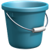 Bagaimana Bucket emoji terlihat di Apple.