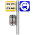 Bagaimana Bus Stop emoji terlihat di Apple.