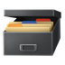 Bagaimana Card File Box emoji terlihat di Apple.