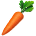 Bagaimana Carrot emoji terlihat di Apple.