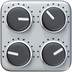 Bagaimana Control Knobs emoji terlihat di Apple.