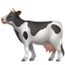 Bagaimana Cow emoji terlihat di Apple.