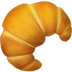 Bagaimana Croissant emoji terlihat di Apple.