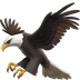 Bagaimana Eagle emoji terlihat di Apple.